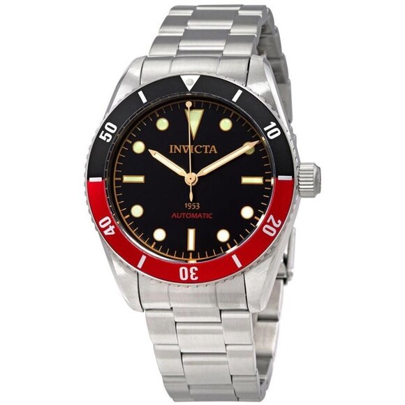 NWT Authentic Invicta Pro Diver Black Dial Coke Bezel Men's Watch - Picture 1 of 3
